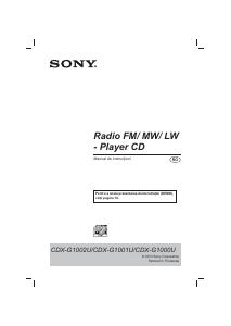 Manual Sony CDX-G1000U Player auto
