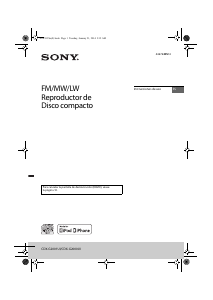 Manual de uso Sony CDX-G2001UI Radio para coche