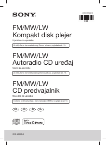 Priručnik Sony CDX-G3000UV Radioprijamnik za automobil