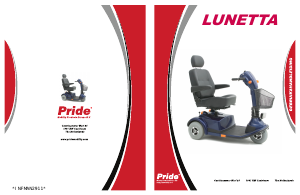 Handleiding Pride Lunetta Scootmobiel