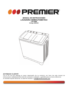 Manual de uso Premier LAV-4896 Lavadora