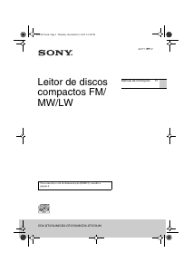 Manual Sony CDX-GT474UM Auto-rádio