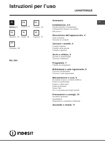 Manual Indesit IDL 500 Dishwasher