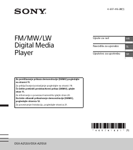 Priručnik Sony DSX-A210UI Radioprijamnik za automobil