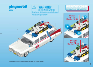 Руководство Playmobil set 9220 Ghostbusters Автомобиль Экто-1