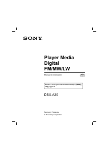 Manual Sony DSX-A300DAB Player auto