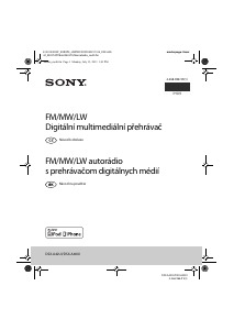 Návod Sony DSX-A40UI Autorádio