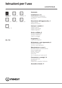 Manual de uso Indesit IDL 750 Lavavajillas