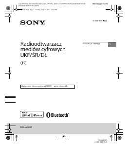 Instrukcja Sony DSX-A60BT Radio samochodowe