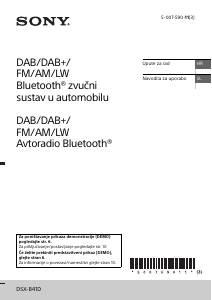 Priročnik Sony DSX-B41D Avto radio