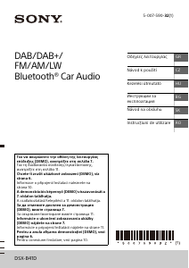 Használati útmutató Sony DSX-B41D Autórádió