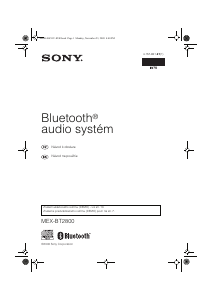 Návod Sony MEX-BT2800 Autorádio