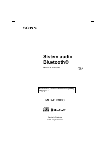 Manual Sony MEX-BT3000 Player auto