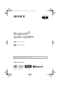 Manuál Sony MEX-BT3700U Autorádio