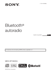 Priručnik Sony MEX-BT3800U Radioprijamnik za automobil
