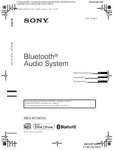 Bruksanvisning Sony MEX-BT3900U Bilradio