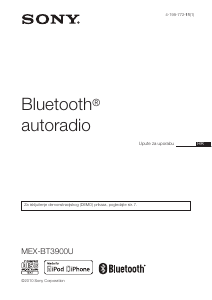 Priručnik Sony MEX-BT3900U Radioprijamnik za automobil