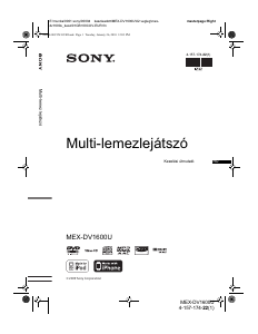 Használati útmutató Sony MEX-DV1600U Autórádió