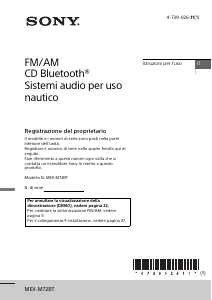 Manuale Sony MEX-M72BT Autoradio