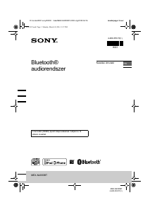 Használati útmutató Sony MEX-N4000BT Autórádió