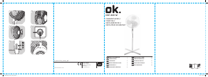 Manual de uso OK OSF 4331-W Ventilador