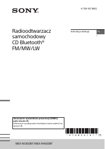 Instrukcja Sony MEX-N4300BT Radio samochodowe