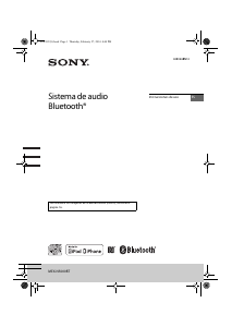 Manual de uso Sony MEX-N5000BT Radio para coche