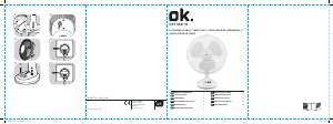 Manual de uso OK OTF 3331-W Ventilador