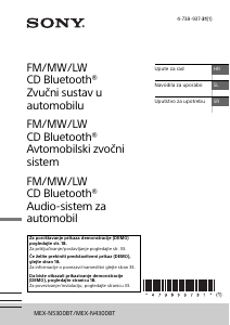 Priručnik Sony MEX-N5300BT Radioprijamnik za automobil