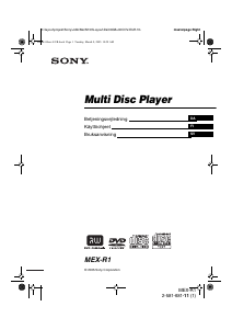 Bruksanvisning Sony MEX-R1 Bilradio