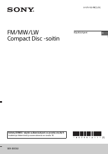 Käyttöohje Sony WX-800UI Autoradio