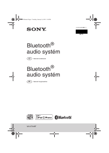 Návod Sony WX-GT90BT Autorádio