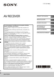 Návod Sony XAV-1550D Autorádio