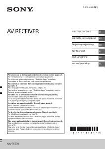 Manuale Sony XAV-3550D Autoradio