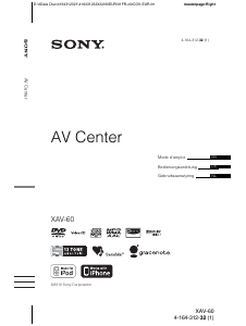 Mode d’emploi Sony XAV-601BT Autoradio