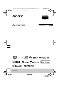 Használati útmutató Sony XAV-602BT Autórádió