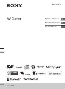 Manuale Sony XAV-602BT Autoradio