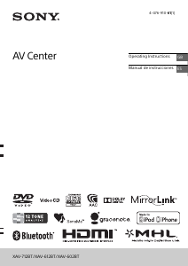 Manual de uso Sony XAV-612BT Radio para coche