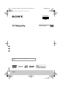 Használati útmutató Sony XAV-65 Autórádió