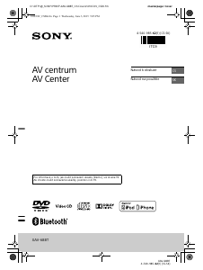 Návod Sony XAV-68BT Autorádio