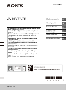 Használati útmutató Sony XAV-9550ES Autórádió