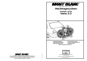 Bedienungsanleitung Mont Blanc Vario 2 Fahrradträger