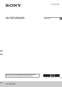 Handleiding Sony XAV-AX1005DB Autoradio