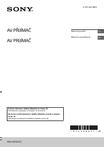 Návod Sony XAV-AX100C2 Autorádio