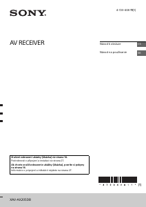 Manuál Sony XAV-AX205DB Autorádio
