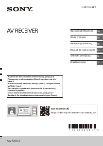 Handleiding Sony XAV-AX5650 Autoradio