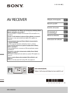 Manuál Sony XAV-AX6050 Autorádio