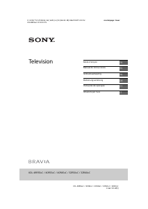 Manuale Sony Bravia KDL-48R550C LCD televisore