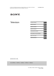 Návod Sony Bravia KDL-48R553C LCD televízor