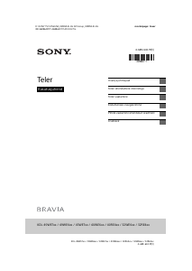 Kasutusjuhend Sony Bravia KDL-49WE660 LCD-teler